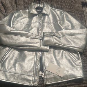 Zara silver jacket